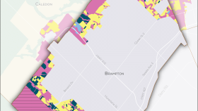 Serviced Land Map Brampton