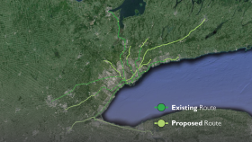Geo Rail Regional Rail, Existing and Proposed Routes