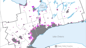 Location of land designated for growth in the Greater Golden Horseshoe