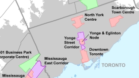 Locations of study sites in the Greater Golden Horseshoe