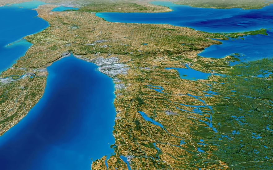 Toronto Metropolitan Region - 'Elephant View' Poster