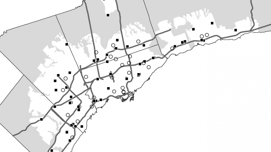 Greenbelt and Distribution of Power Centres (2005)