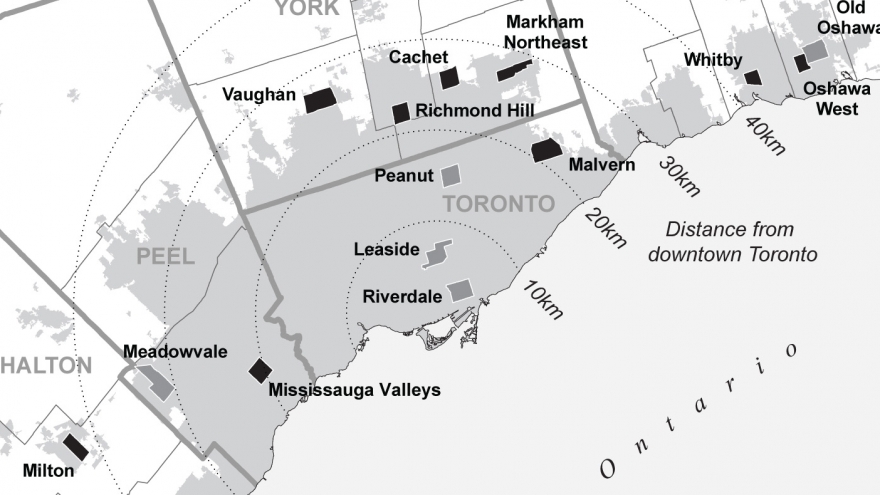 Study area locations