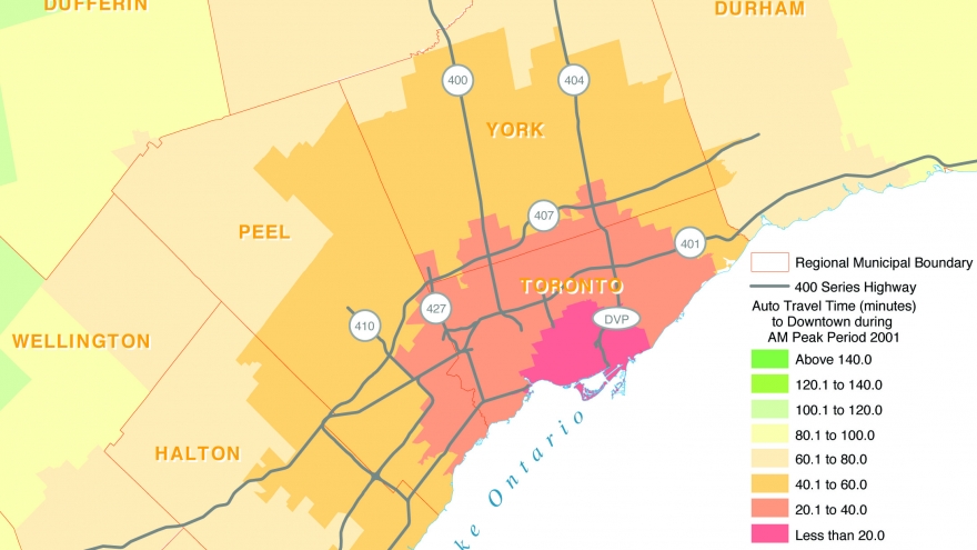 Toronto Region – Commutershed